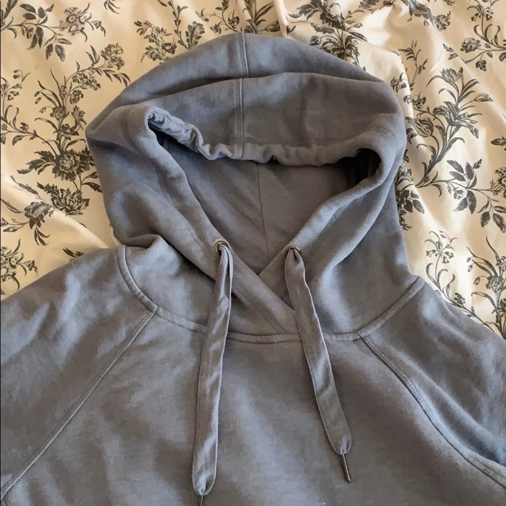 Baby blue grey Calvin clean hoodie